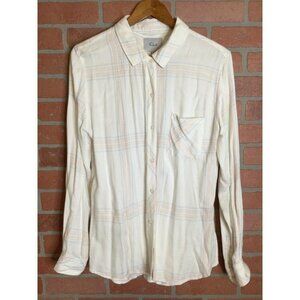 Rails Free People Women Button Up Shirt Hunter Plaid Super Soft Collared Small